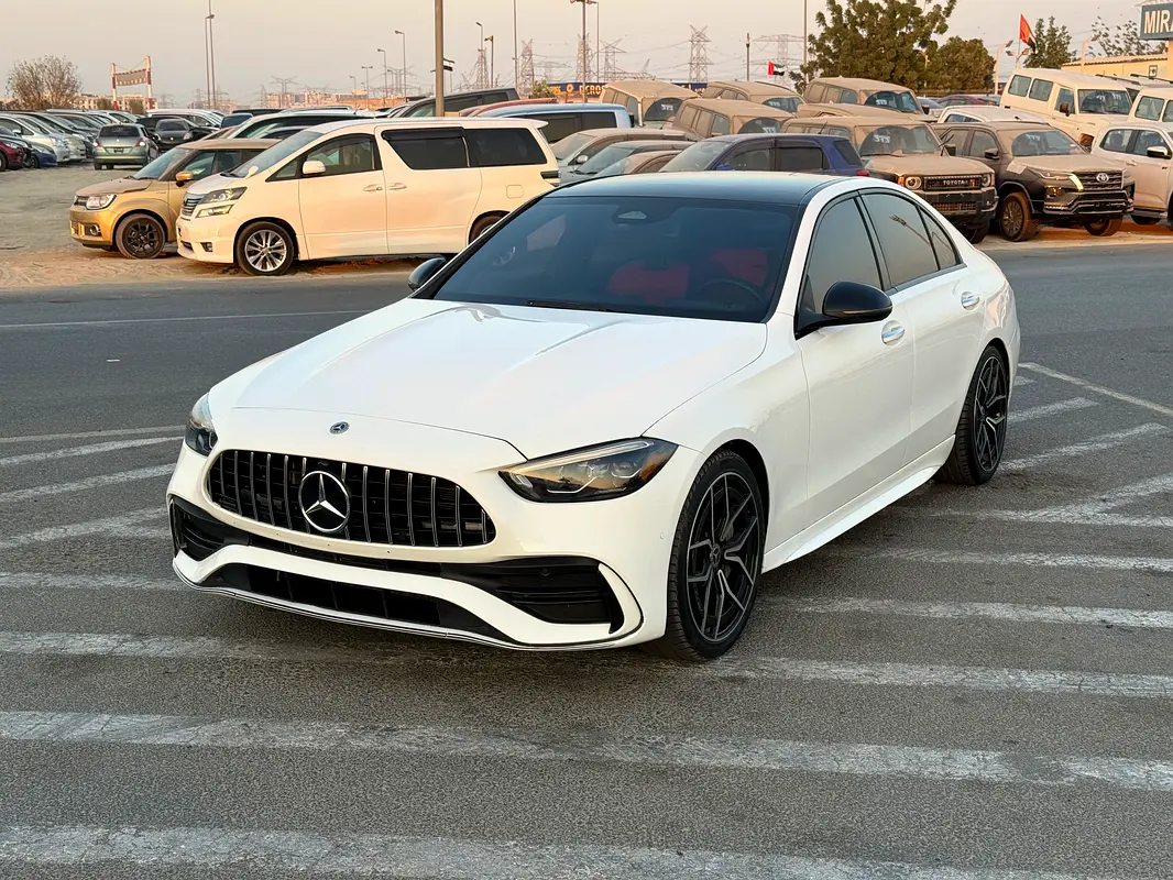 2022 Mercedes-Benz C300 American Specs, Clean White/Red Sedan