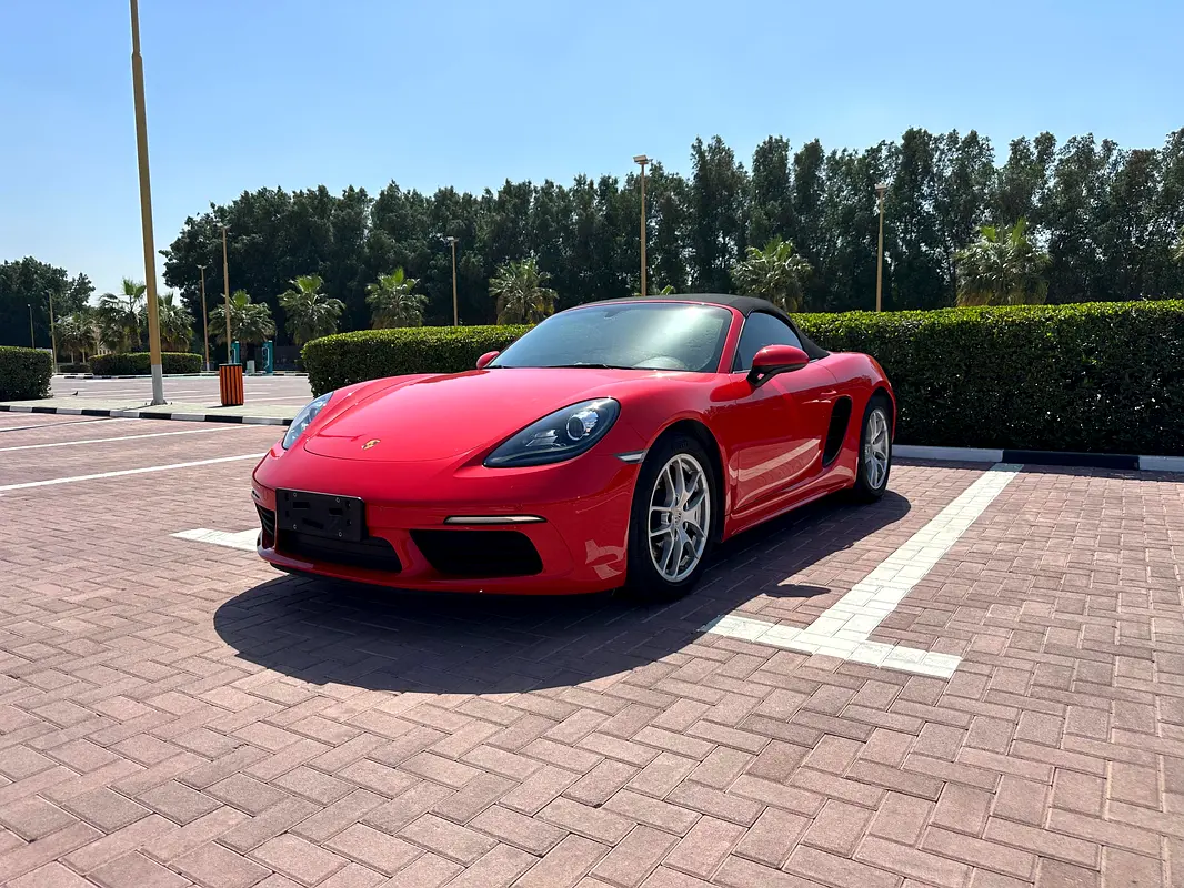 2023 Porsche 718 Spyder, Red, European Specs