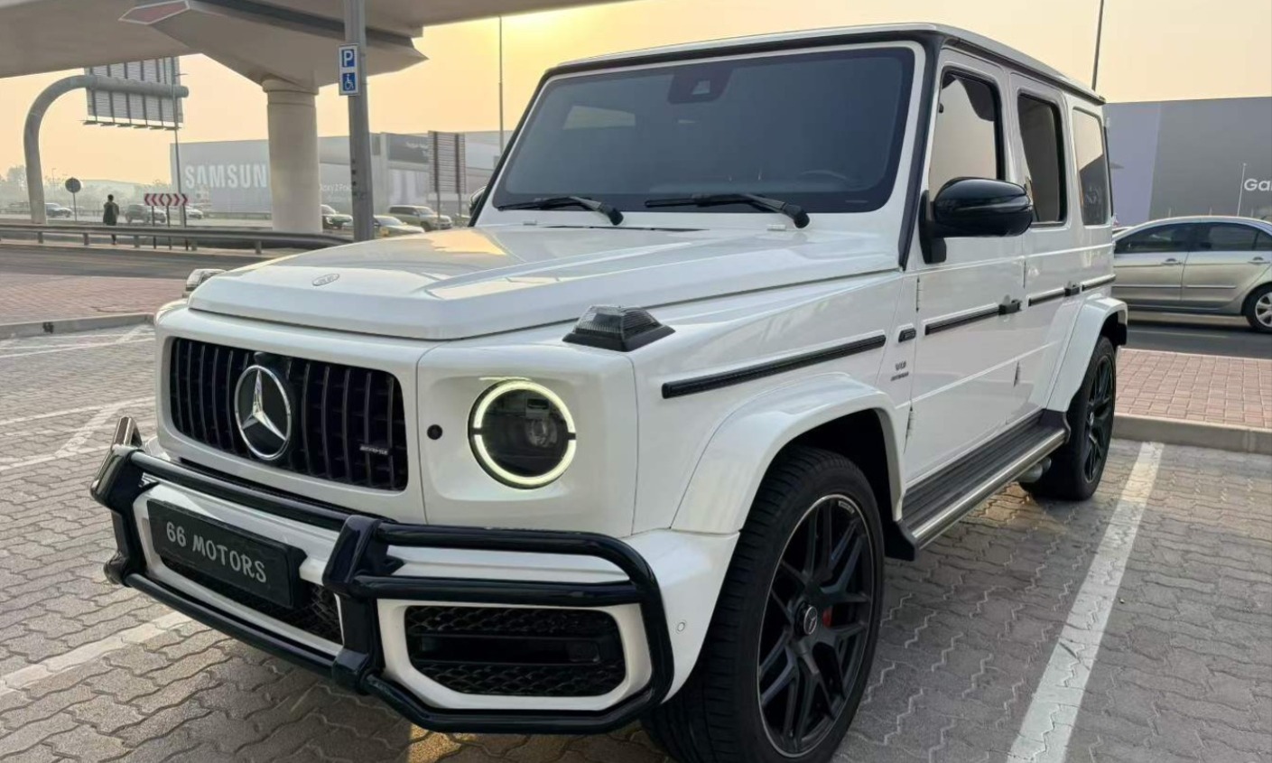 2022 Mercedes-AMG G 63 GCC — White with Red Interior